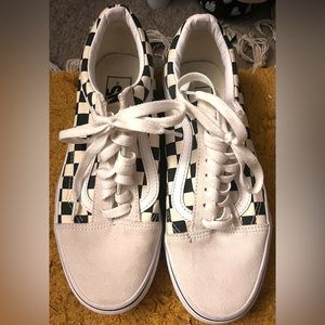 Black and White Checkered Vans